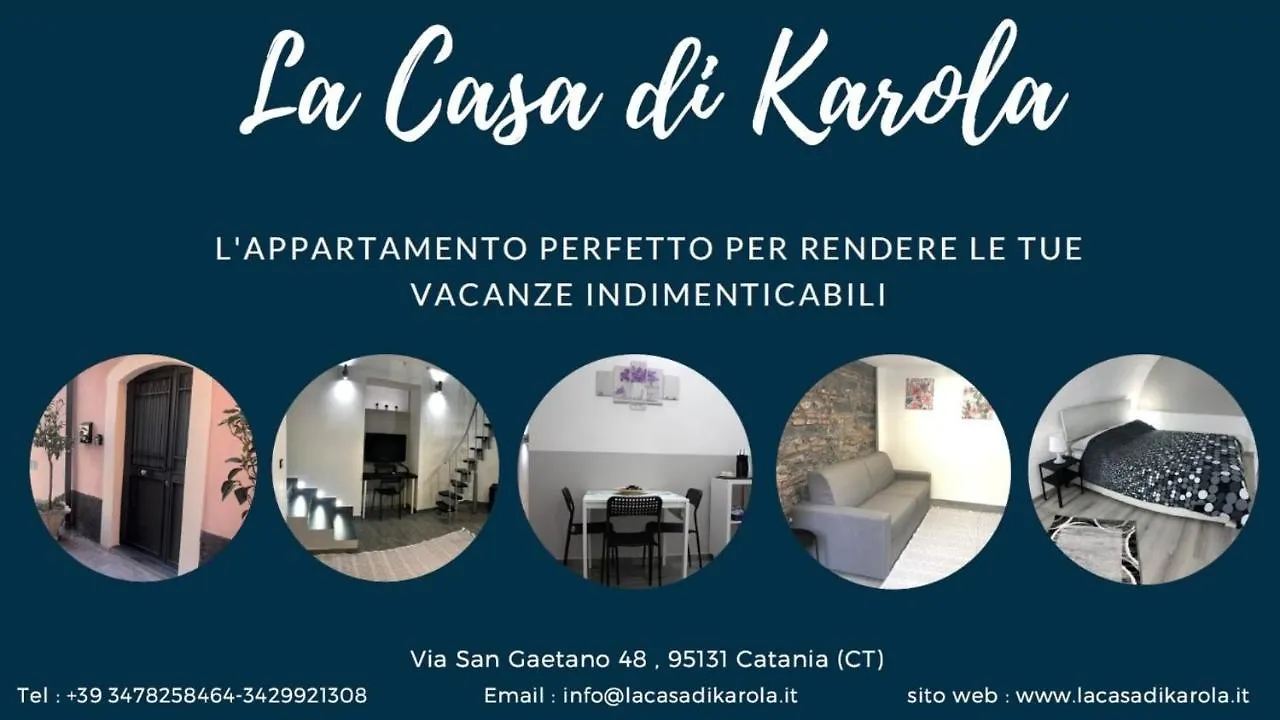Apartament La Casa Di Karola Katania Włochy